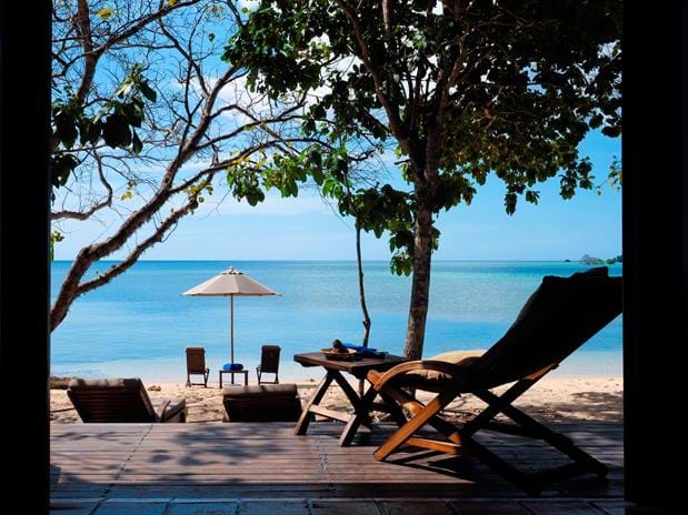 View from our beach villa at The Menjangan boutique resort