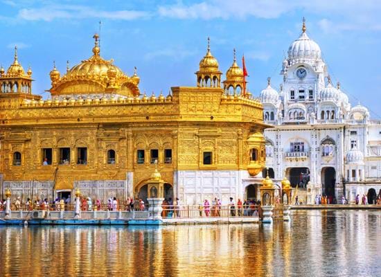 Golden Temple and the Himalayas