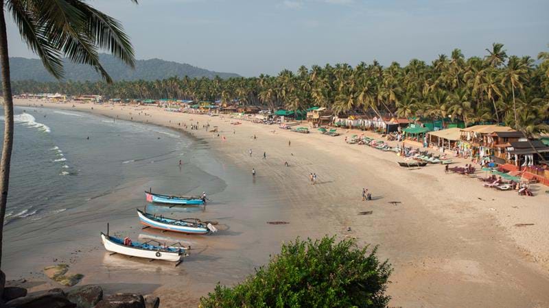 Goa Beach at New Years Eve