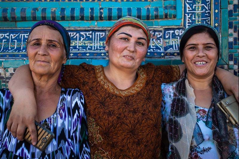 feisty Uzbek women