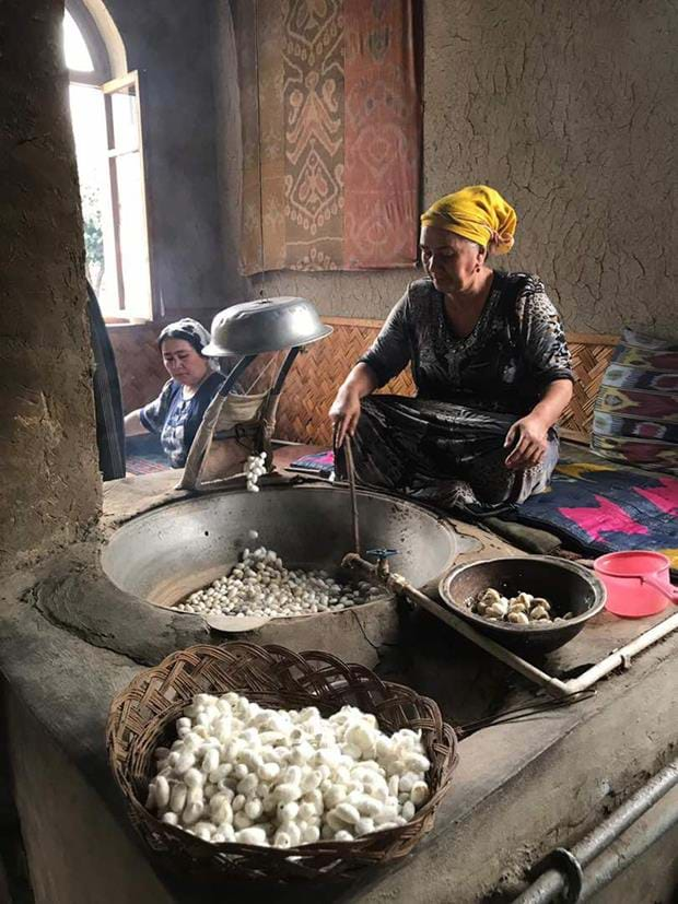 Silk Weaving