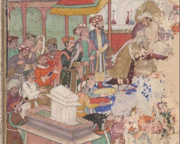Mughal emperor Jehangir court