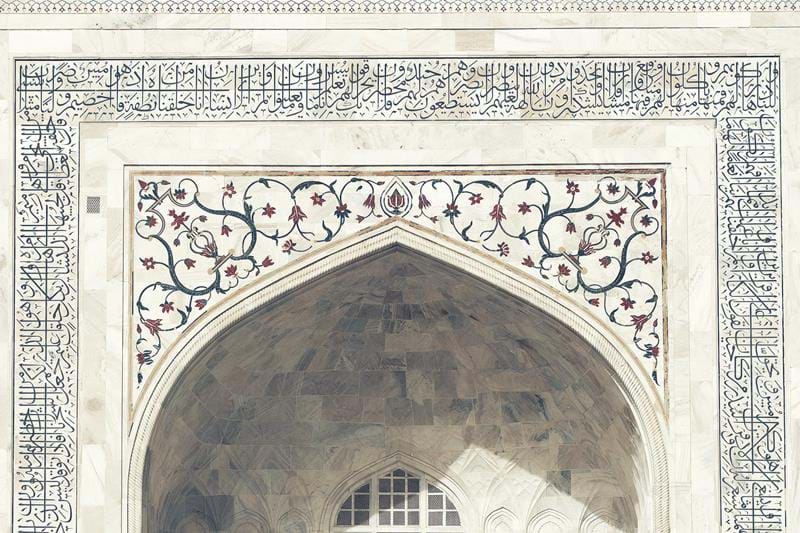 Taj Mahal detailing