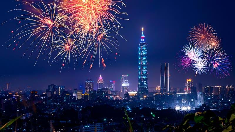 Taipei New Year celebrate