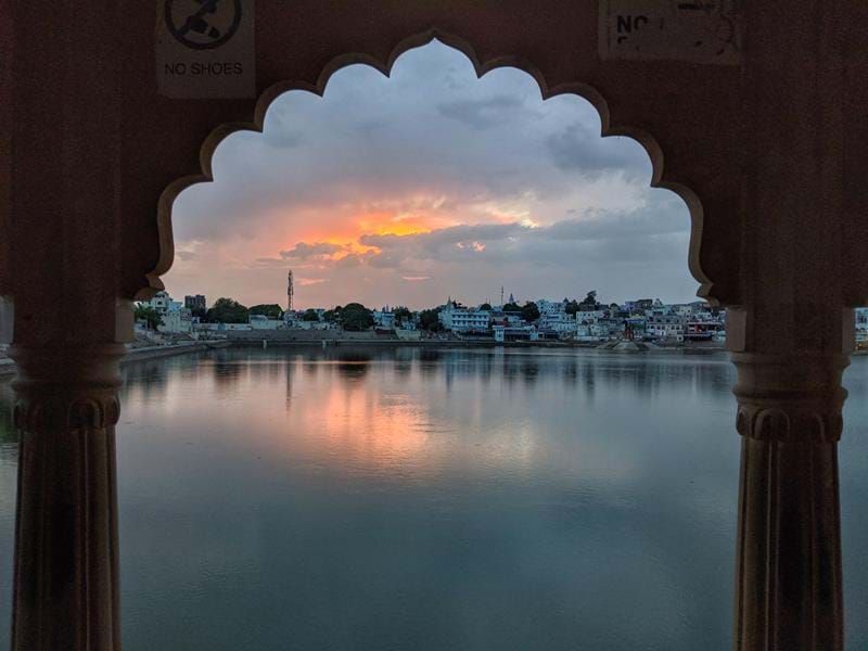 Lakeside views of India